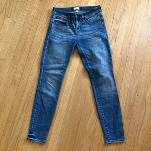 J Crew 8” Toothpick Jeans